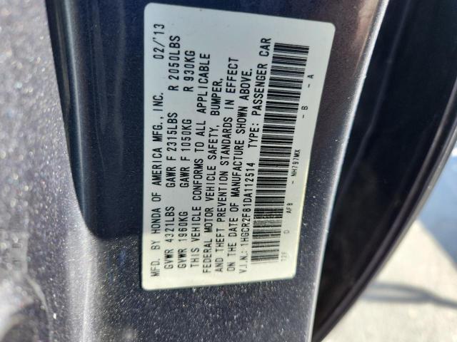 1HGCR2F81DA112514 - 2013 HONDA ACCORD EXL 灰色 照片 13