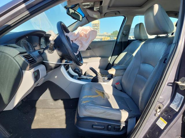 1HGCR2F81DA112514 - 2013 HONDA ACCORD EXL 灰色 照片 7