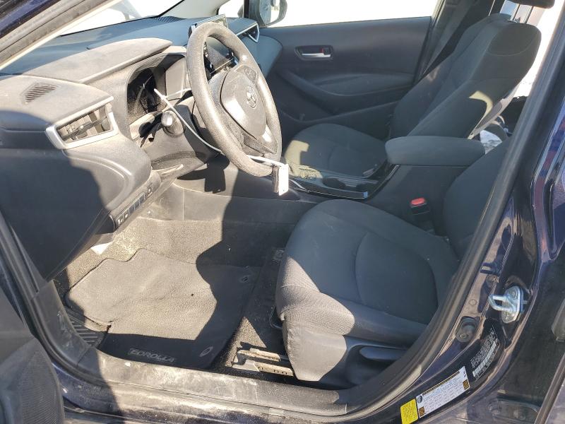 JTDEAMDE2MJ020606 - 2021 TOYOTA COROLLA LE BLUE photo 7