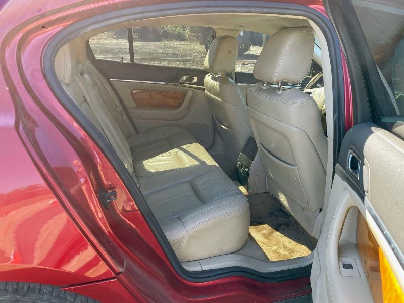 1LNHL9FT5BG605718 - 2011 LINCOLN MKS RED photo 6