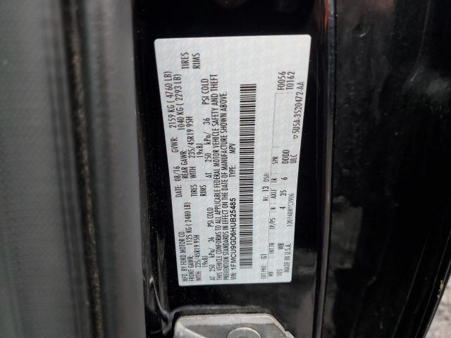 1FMCU9GD6HUB25485 - 2017 FORD ESCAPE SE 黑色 照片 13