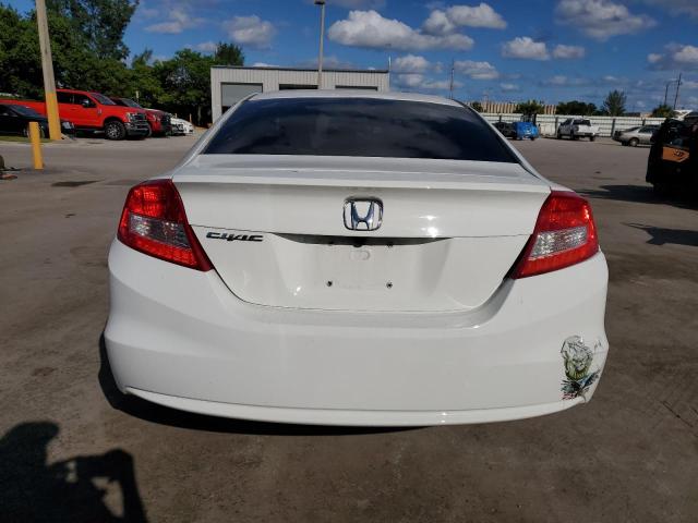 2HGFG3B55CH541093 - 2012 HONDA CIVIC LX WHITE photo 6