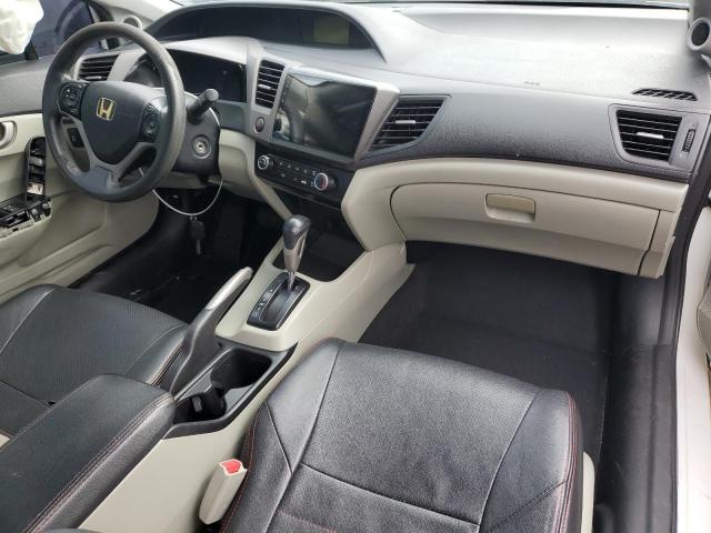 2HGFG3B55CH541093 - 2012 HONDA CIVIC LX WHITE photo 8