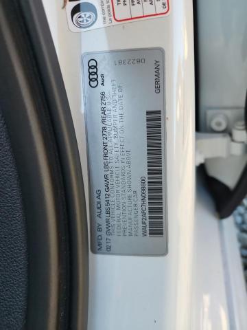 WAUF2AFC7HN098600 - 2017 AUDI A6 PREMIUM PLUS WHITE photo 12