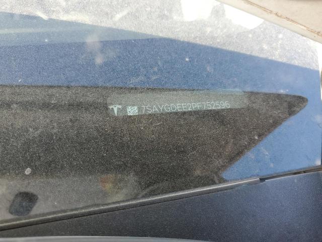 7SAYGDEE2PF752596 - 2023 TESLA MODEL Y أبيض صورة 12