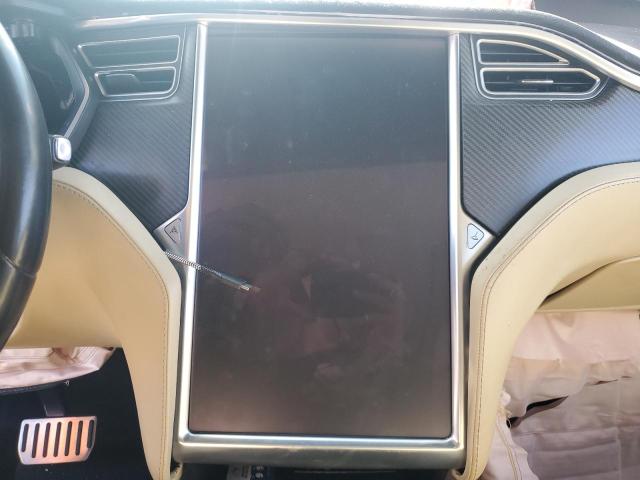 5YJXCBE25HF055391 - 2017 TESLA MODEL X BLUE photo 9