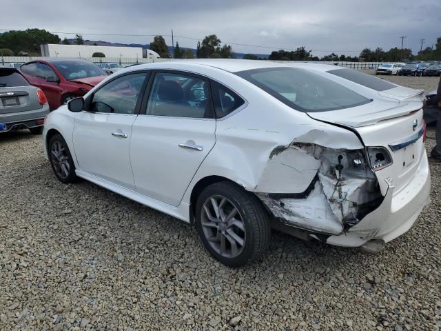 3N1AB7AP2DL776449 - 2013 NISSAN SENTRA S WHITE photo 2
