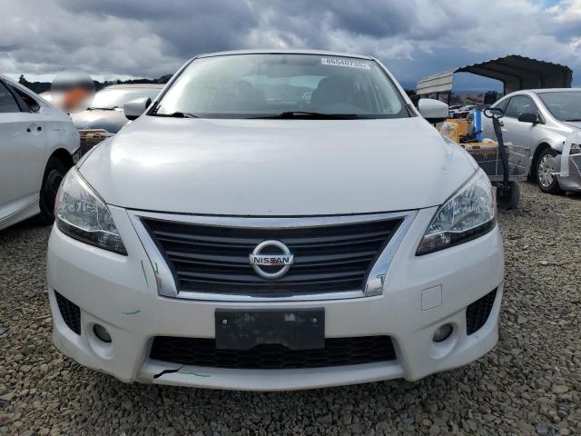 3N1AB7AP2DL776449 - 2013 NISSAN SENTRA S WHITE photo 5