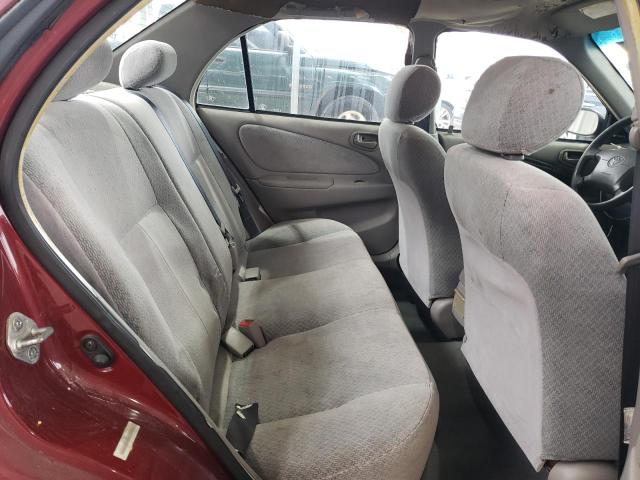 1NXBR12E3YZ350560 - 2000 TOYOTA COROLLA VE MAROON photo 10