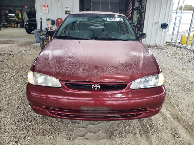 1NXBR12E3YZ350560 - 2000 TOYOTA COROLLA VE MAROON photo 5