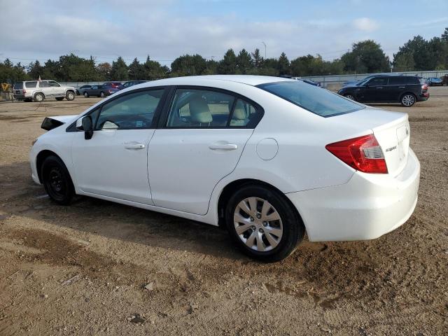19XFB2F59CE096144 - 2012 HONDA CIVIC LX თეთრი ფოტო 2