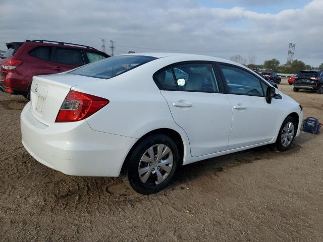19XFB2F59CE096144 - 2012 HONDA CIVIC LX თეთრი ფოტო 3
