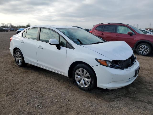 19XFB2F59CE096144 - 2012 HONDA CIVIC LX თეთრი ფოტო 4