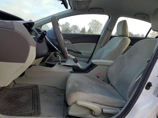 19XFB2F59CE096144 - 2012 HONDA CIVIC LX თეთრი ფოტო 7