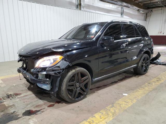 4JGDA5HB5EA272140 - 2014 MERCEDES-BENZ ML 350 4MATIC BLACK photo 1