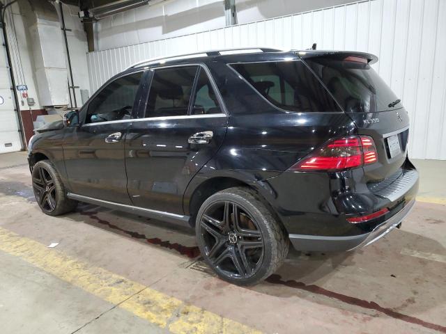 4JGDA5HB5EA272140 - 2014 MERCEDES-BENZ ML 350 4MATIC BLACK photo 2