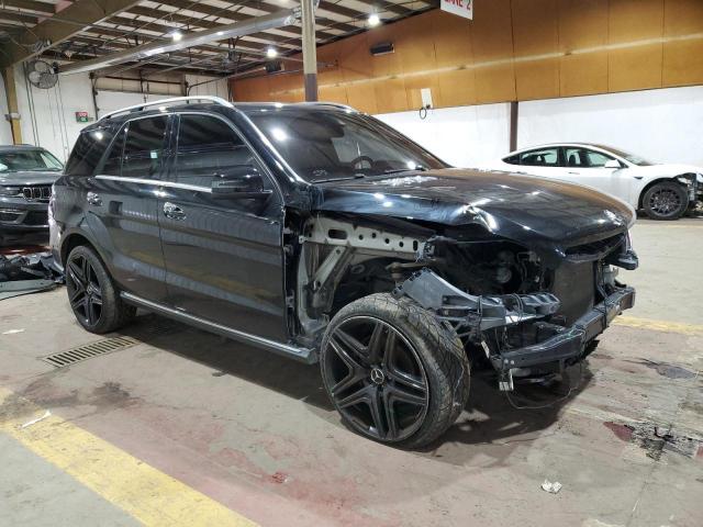 4JGDA5HB5EA272140 - 2014 MERCEDES-BENZ ML 350 4MATIC BLACK photo 4
