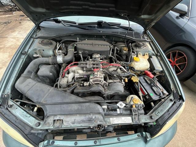 4S3BH635927309150 - 2002 SUBARU LEGACY L BLUE photo 7