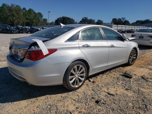 5NPEC4AC8BH039969 - 2011 HYUNDAI SONATA SE SILVER photo 3