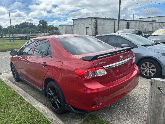 5YFBU4EE9CP013638 - 2012 TOYOTA COROLLA BASE Rouge photo 3