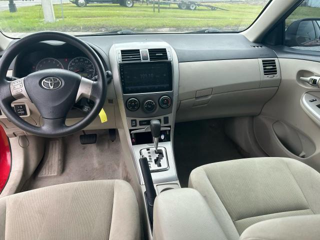 5YFBU4EE9CP013638 - 2012 TOYOTA COROLLA BASE Rouge photo 9