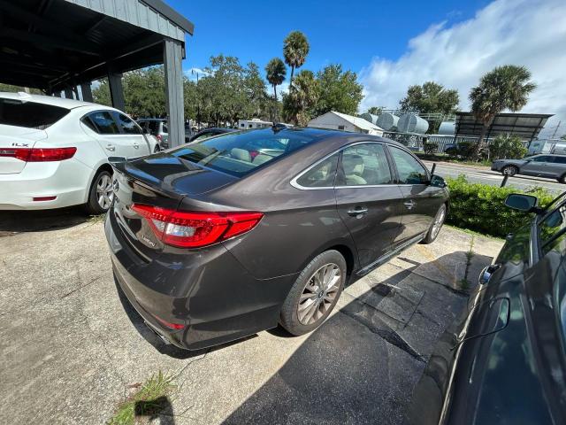 5NPE34AF2FH246728 - 2015 HYUNDAI SONATA SPORT بني صورة 4