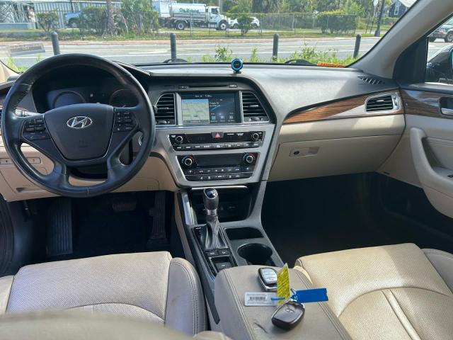 5NPE34AF2FH246728 - 2015 HYUNDAI SONATA SPORT بني صورة 9