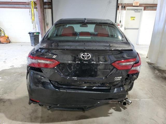 4T1K61BK8RU115328 - 2024 TOYOTA CAMRY XSE BLACK photo 6