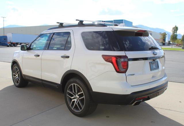 1FM5K8GT3HGA60058 - 2017 FORD EXPLORER SPORT Ақ фото 4