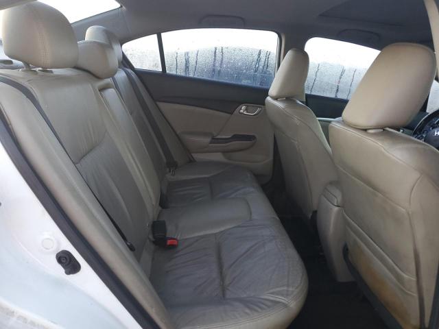 19XFB2F91EE043802 - 2014 HONDA CIVIC EXL თეთრი ფოტო 10