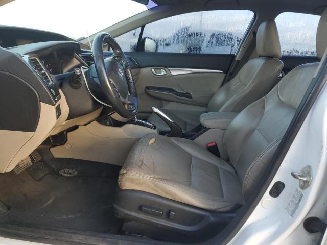 19XFB2F91EE043802 - 2014 HONDA CIVIC EXL თეთრი ფოტო 7