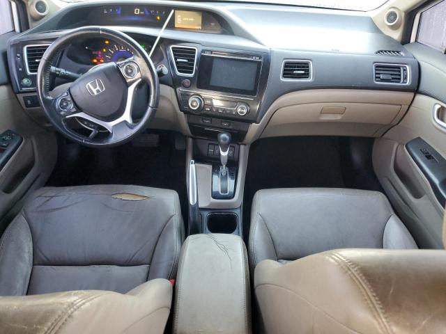 19XFB2F91EE043802 - 2014 HONDA CIVIC EXL თეთრი ფოტო 8