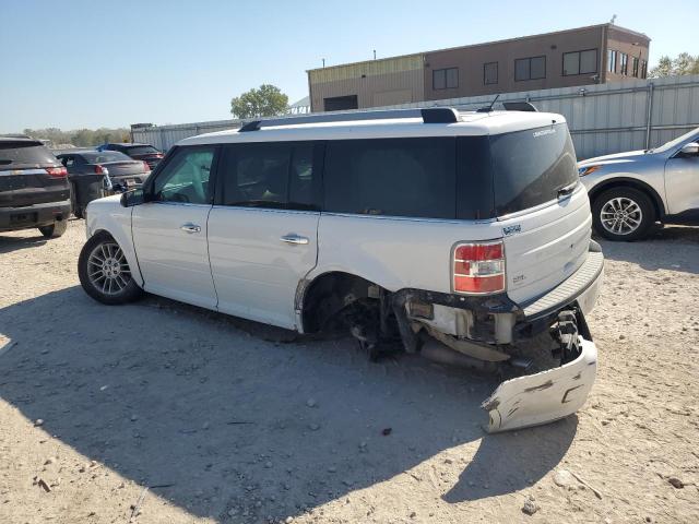 2FMHK6C82KBA14531 - 2019 FORD FLEX SEL Blanc photo 2
