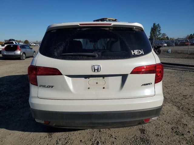 5FNYF6H62HB101695 - 2017 HONDA PILOT EXL WHITE photo 6