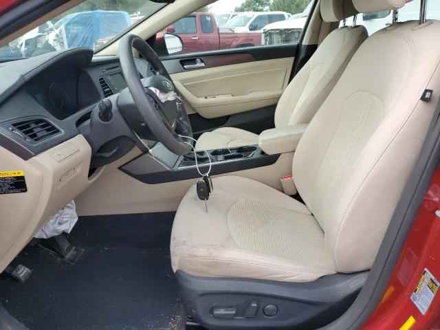 5NPE34AF2FH042558 - 2015 HYUNDAI SONATA SPORT RED photo 7