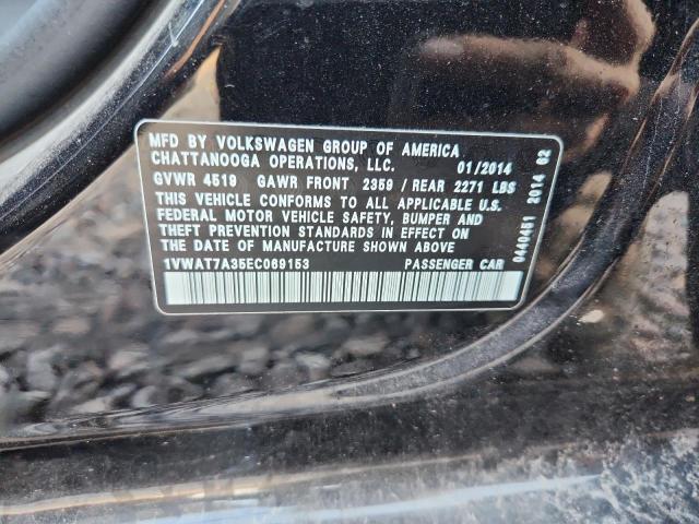 1VWAT7A35EC069153 - 2014 VOLKSWAGEN PASSAT S Qara foto 13