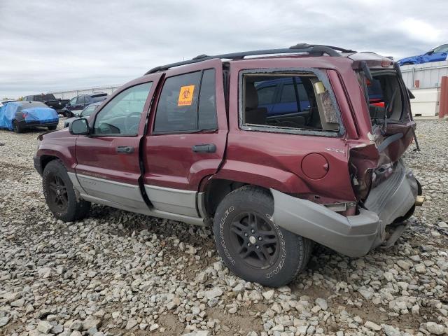 1J4GW48S5YC362615 - 2000 JEEP GRAND CHER LAREDO წითელი ფოტო 2