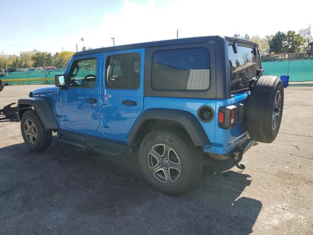 1C4HJXDNXNW167176 - 2022 JEEP WRANGLER U SPORT Blau Foto 2