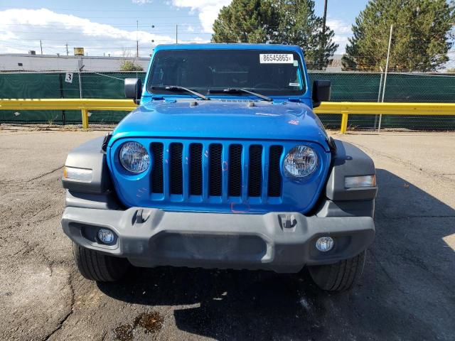 1C4HJXDNXNW167176 - 2022 JEEP WRANGLER U SPORT Blau Foto 5