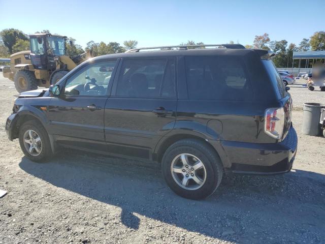 5FNYF28616B033895 - 2006 HONDA PILOT EX BLACK photo 2