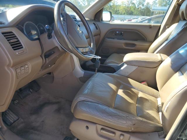 5FNYF28616B033895 - 2006 HONDA PILOT EX BLACK photo 7