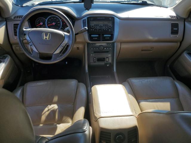 5FNYF28616B033895 - 2006 HONDA PILOT EX BLACK photo 8