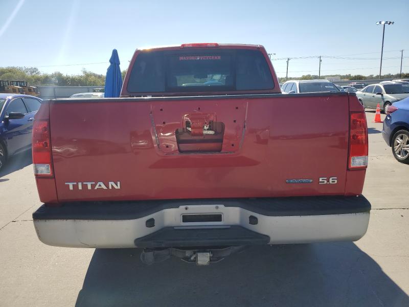 1N6BA07DX9N316825 - 2009 NISSAN TITAN XE RED photo 6