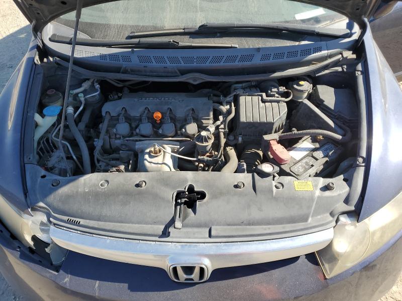 JHMFA16517S002644 - 2007 HONDA CIVIC LX BLUE photo 11