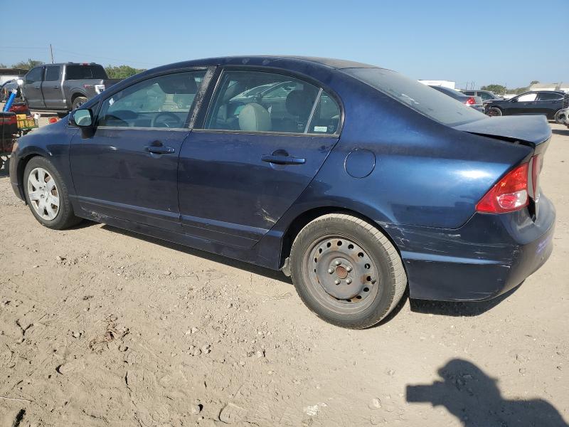 JHMFA16517S002644 - 2007 HONDA CIVIC LX BLUE photo 2
