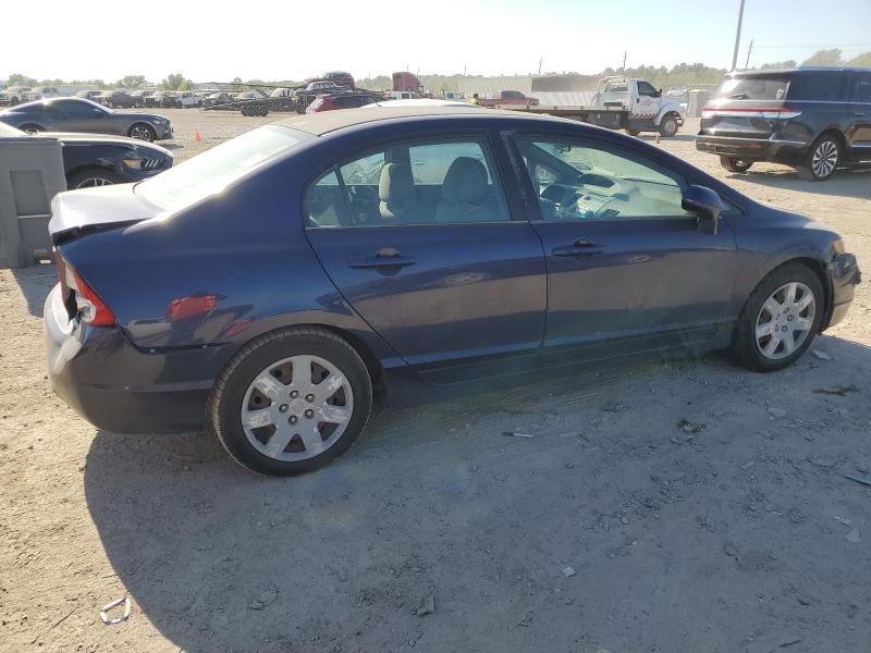 JHMFA16517S002644 - 2007 HONDA CIVIC LX BLUE photo 3