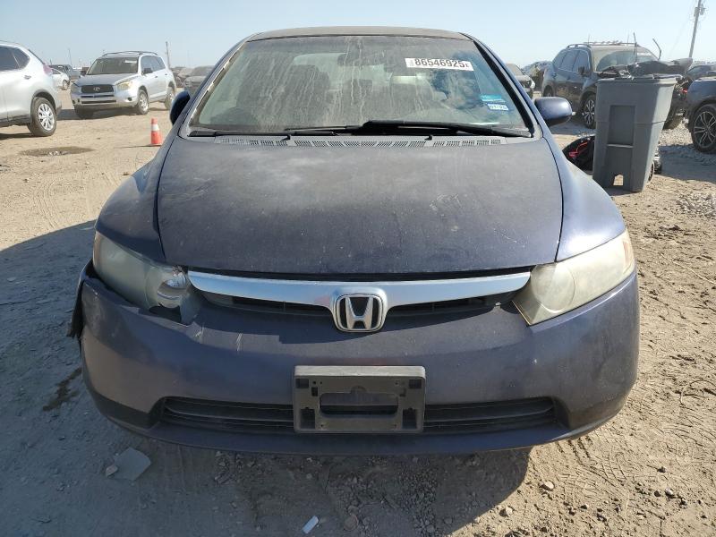 JHMFA16517S002644 - 2007 HONDA CIVIC LX BLUE photo 5