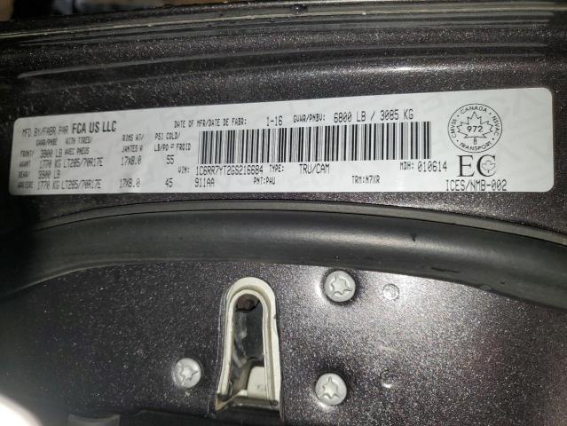 1C6RR7YT2GS216684 - 2016 RAM 1500 REBEL Գրաֆիտ լուսանկար 12