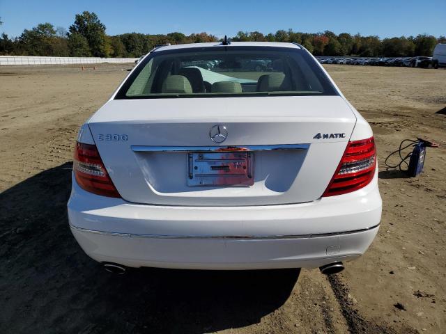 WDDGF8AB5DR250918 - 2013 MERCEDES-BENZ C 300 4MATIC WHITE photo 6