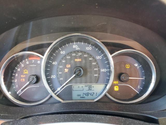 2T1BURHE0FC265128 - 2015 TOYOTA COROLLA L BLACK photo 9